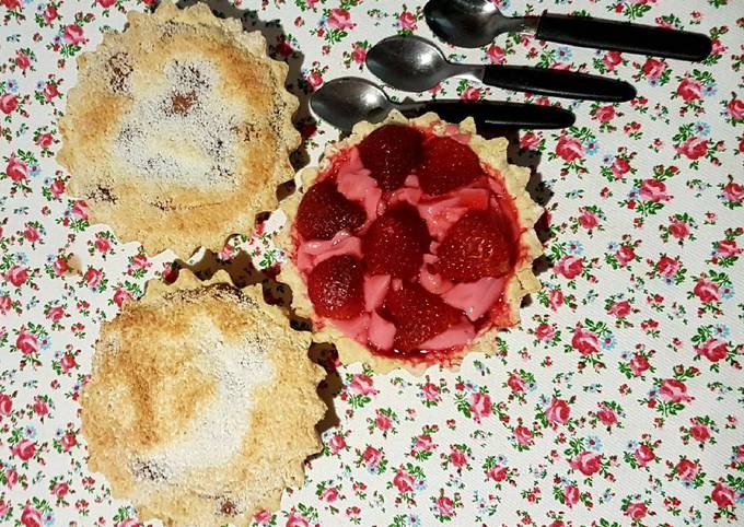 Tartitas Dulzura De Frutilla Y Dulce De Leche Y Coco!!! Receta De Silvi ...