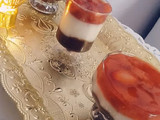 تحلية الطبقات الباردة بالفراولة
