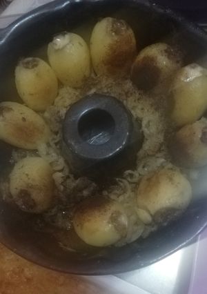 صورة لوصفة بطاطس باللحمه المفرومه