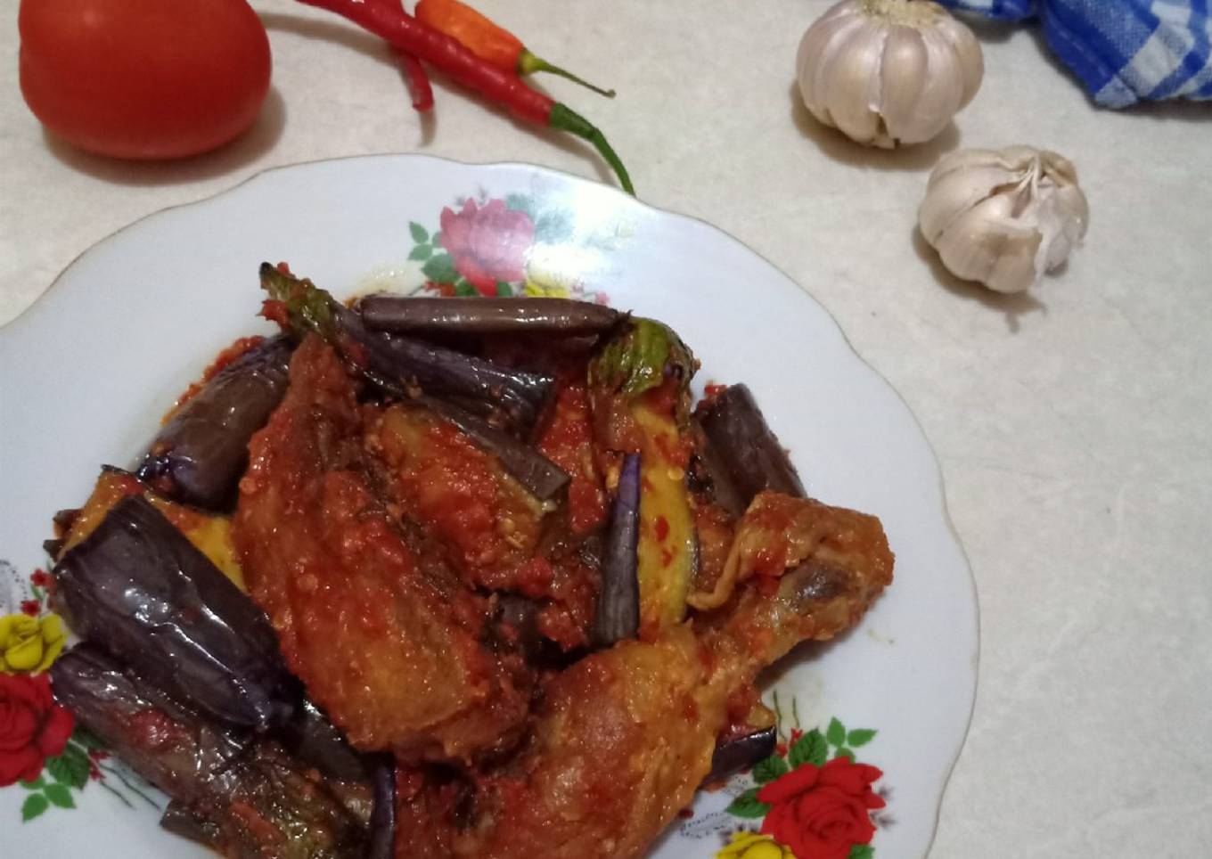 Ayam terong balado