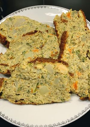 Une photo de Meguina (omelette de légumes)
