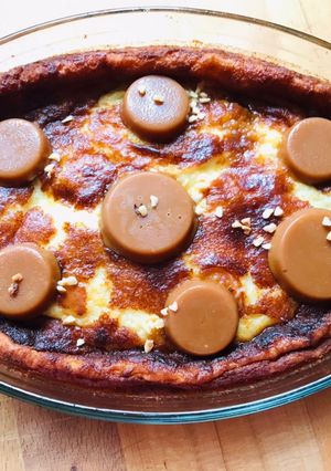 Une photo de Far breton au caramel beurre salé