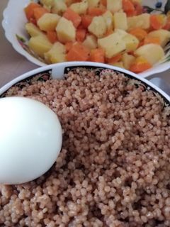 صورة لوصفة كسكس الشعير 🇩🇿❤️