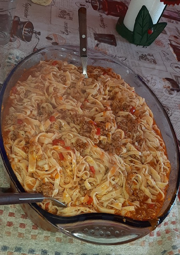 Una foto de Fideos caseros