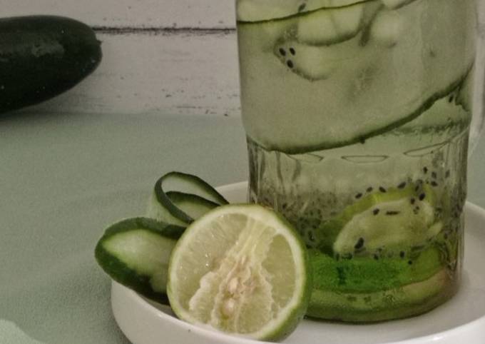 Resep Es Timun Selasih Sirup Melon Oleh Avec Bian Cookpad