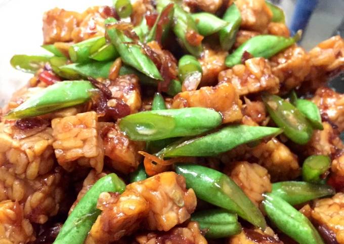 Resep 10. Tumis tempe buncis yang Lezat