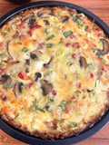 Bacon and cheese quiche