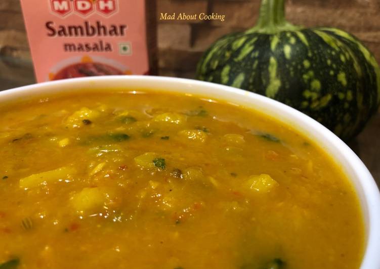 Recipe of Quick Spicy Pumpkin With Sambhar Masala – Do Try It&#39;s Yummmm