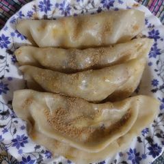 A picture of My best ever steamed momos receipe.