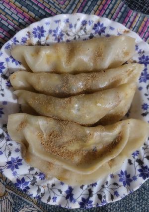 A picture of My best ever steamed momos receipe.