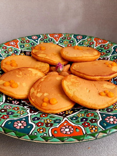 عکسی از دستور پنکیک کدو حلوایی با شیره