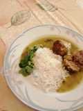 Albóndigas en salsa verde