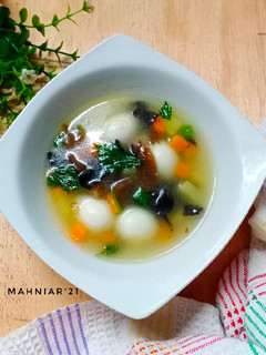 Foto resep Sup Jamur Kuping Telur Puyuh