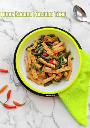 Foto resep Tumis Kacang Panjang Tahu