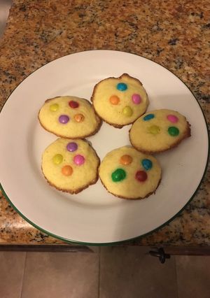 Una foto de Galletitas de naranja y confites