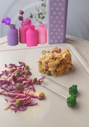 عکسی از دستور سالاد ماکارونی 🥗