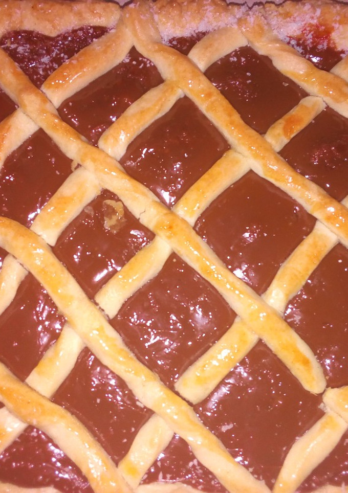 Una foto de Pasta frola de dulce de leche