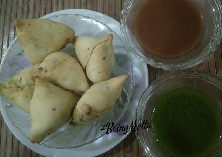 Airfried Aloo Samosas