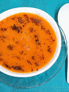 A picture of Moroccan - Spiced Carrot 🥕 Soup.