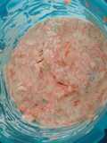 Ensalada de col y zanahoria. ॐ