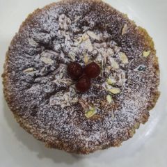 A picture of Besan dry fruit cake.