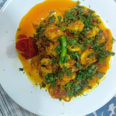 A picture of Prawns fish masala.