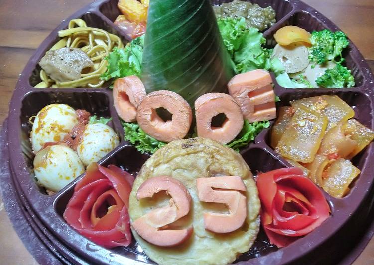 Bahan Tumpeng mini Sambel Goreng kentang Telur Puyuh | Cara Bikin Tumpeng mini Sambel Goreng kentang Telur Puyuh Yang Anti Gagal