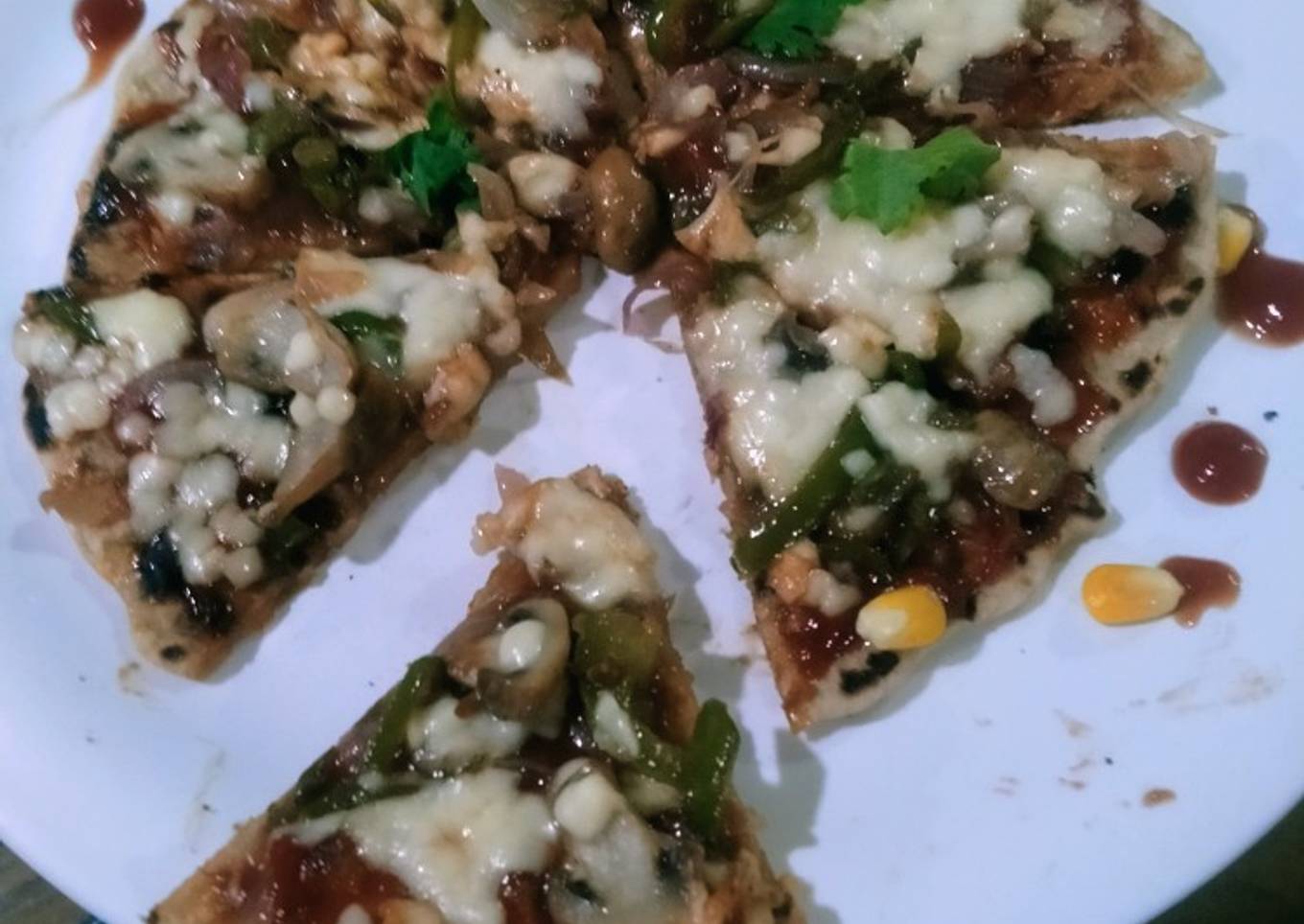 Roti pizza