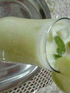 A picture of Musk melon mocktail.