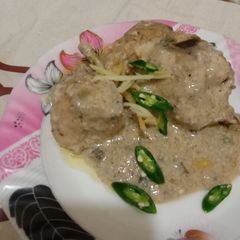 A picture of Chicken white Karahi 🍲🍲🍲.