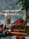 Puding Biskuit Cokelat