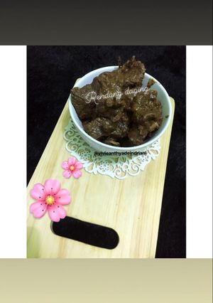 Foto resep Rendang daging sapi (2)