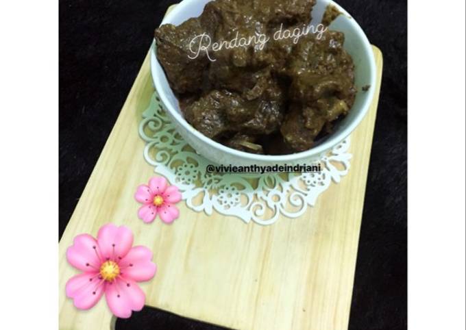Resep: Rendang daging sapi (2) Praktis