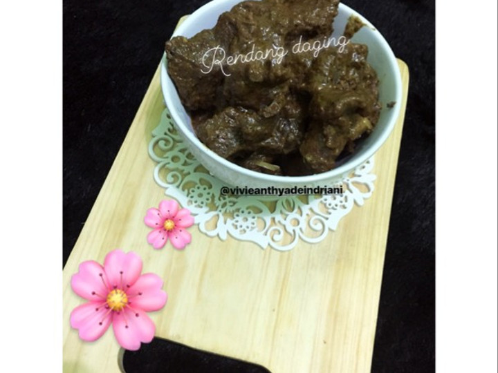 Resep: Rendang daging sapi (2) Praktis