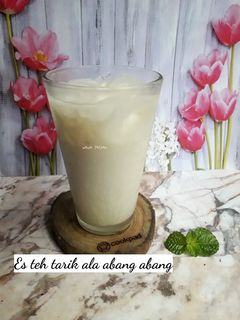 Foto resep Es teh tarik ala abang abang