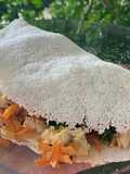 Tapioca com Tofu e Legumes