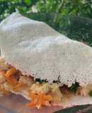 Tapioca com Tofu e Legumes