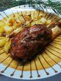Beer-Marinated Pork Shank