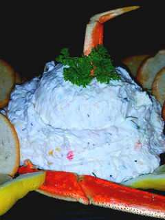 A picture of Mike's Snow Crab Leg Creamy Dip.