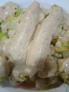 Una foto de Ensalada de Carxofo, espárragos