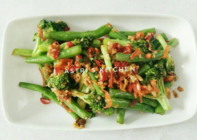 Resep Buncis brokoli cabe garam Lezat
