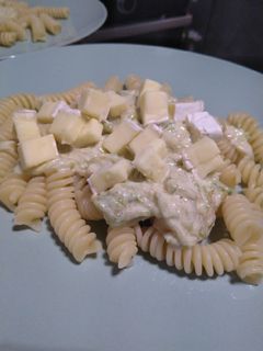 Une photo de Pâte brie et courgette