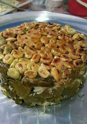 صورة لوصفة ورق عنب بالشبت والزبادي