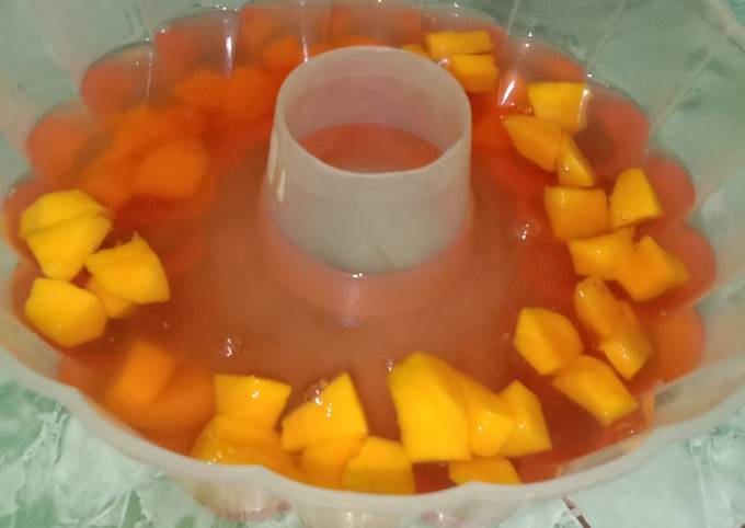 Puding nutrijel stroberi mangga