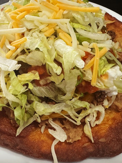 A picture of Beef Tostada.