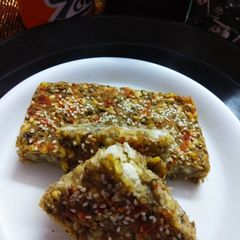 A picture of Paneer Stuffed Moongdal Dhokla.