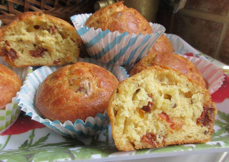 Aszalt paradicsomos muffin (Gluténmentesen is)