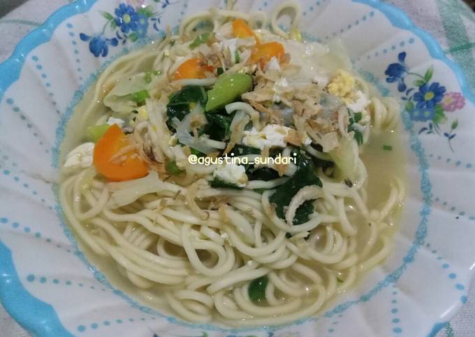 Resep 121 Mie Kuah Nyemek Simple No Uleg2 Oleh Agustina Sundari Cookpad