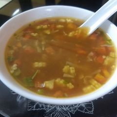 A picture of Mix veg soup.