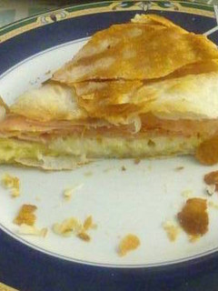 Una foto de Tarta de jamón y queso